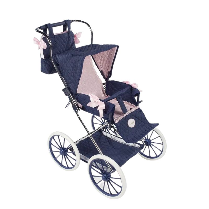 Silla para muñecos clásica azul marino