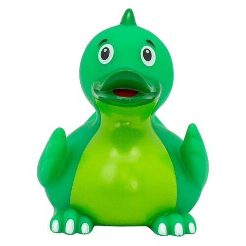Pato dino verde de Lilalu pato de goma de colección LI2202
