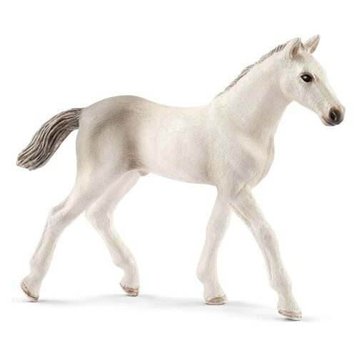 Mini figura de potro Holsteiner con pelo claro de Schleich 13860
