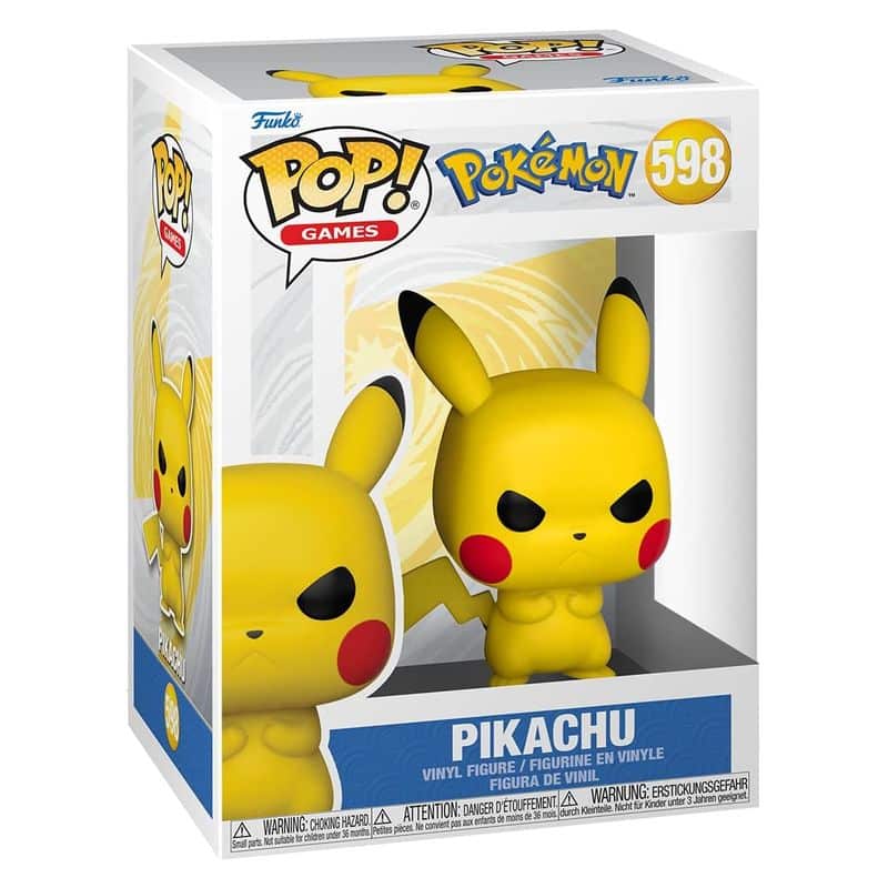 Funko POP Games 65043 Grumpy Pikachu Pokemon de primera generación