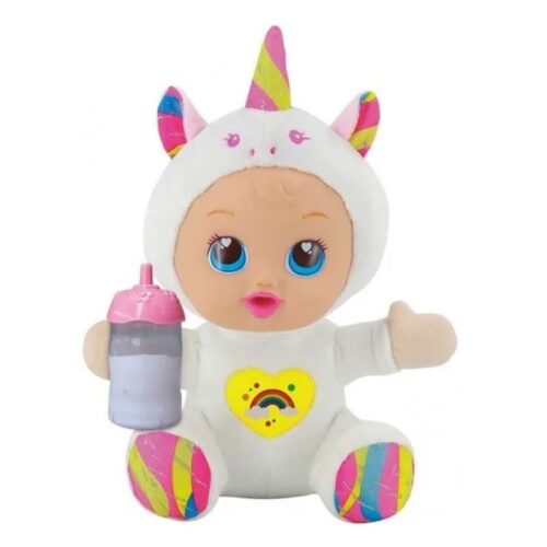 Muñeco bebé fantasía unicornio blanco 25 cm 22-244