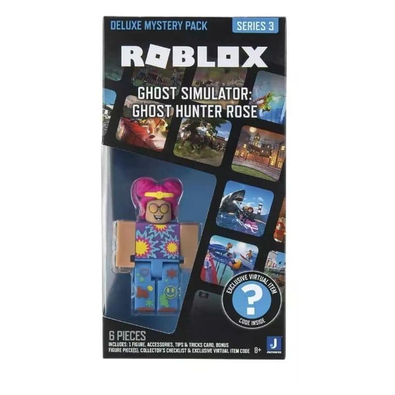 Roblox figura deluxe Mystery Simulator Ghost Hunter Rose ROX0007-GSGHR - Imagen 2