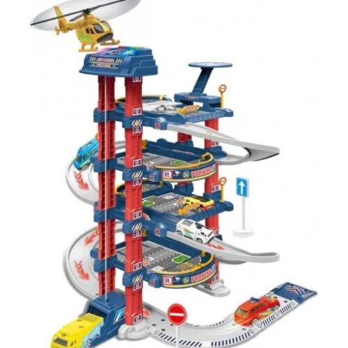 Mega parking infantil de 4 plantas y helipuerto 22-438