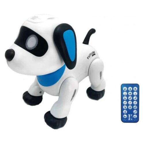Perro robot del futuro interactivo con mando 22-345