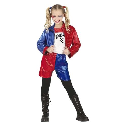 Disfraz Harley Quinn glamour talla 5 a 6 años 77613