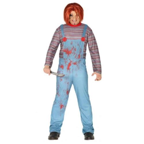 Disfraz de adulto inspirado en el muñeco diabólico Chucky de talla L