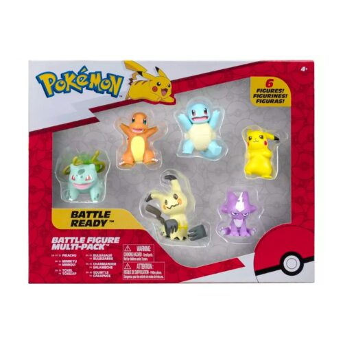 Multipack de 6 figuras Pokemon de Bizak