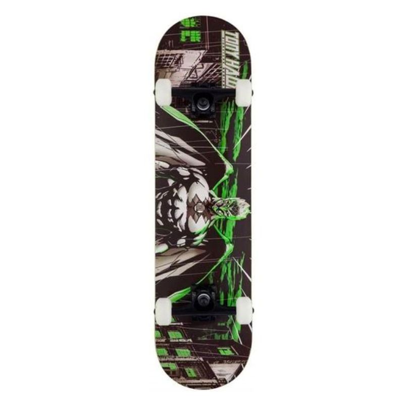 Monopatín skateboard de Tony Hawk en color verde de 78 cm