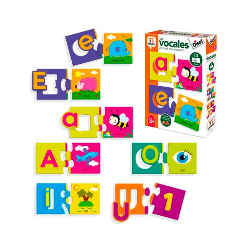 Juego educativo Las vocales de Diset