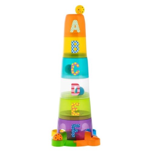 Torre Apilable con cubos de colores educativo de Chicco 9308