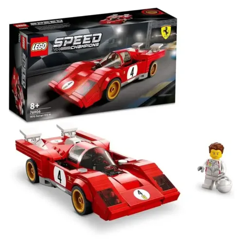 Lego Speed Champions coche deportivo Ferrari 512M con piloto 76906