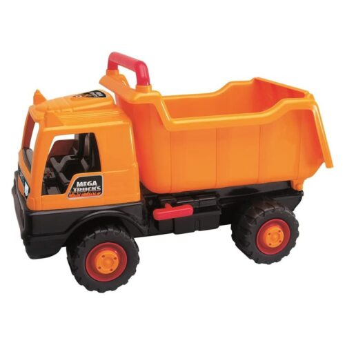 Camión volquete amarillo de obras de 68 cm para niños