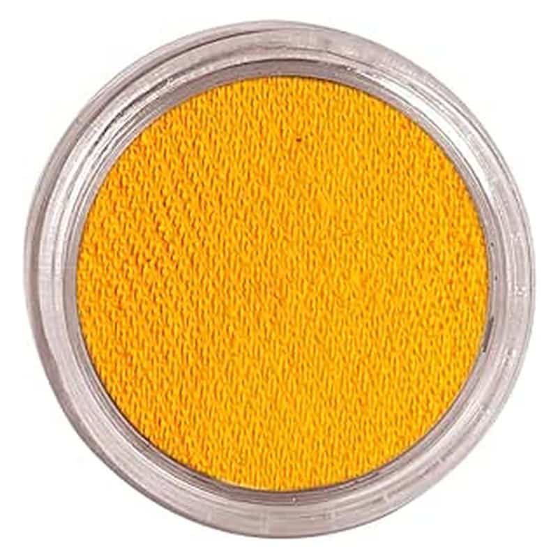 Maquillaje al Agua Amarillo 15 gr para carnaval y halloween Guirca 15575