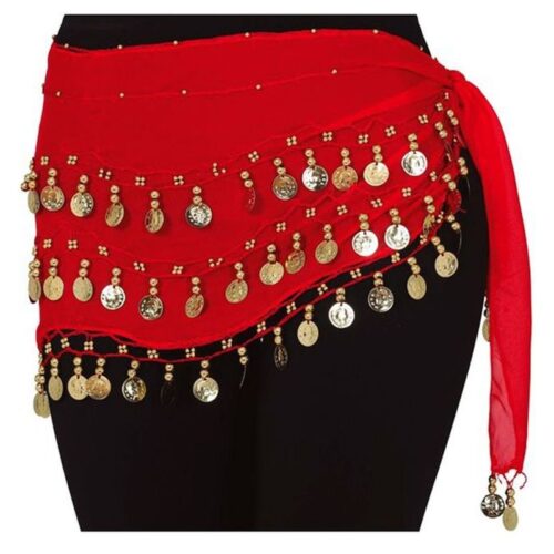 Pañuelo rojo bailara para disfraces de carnaval y Halloween