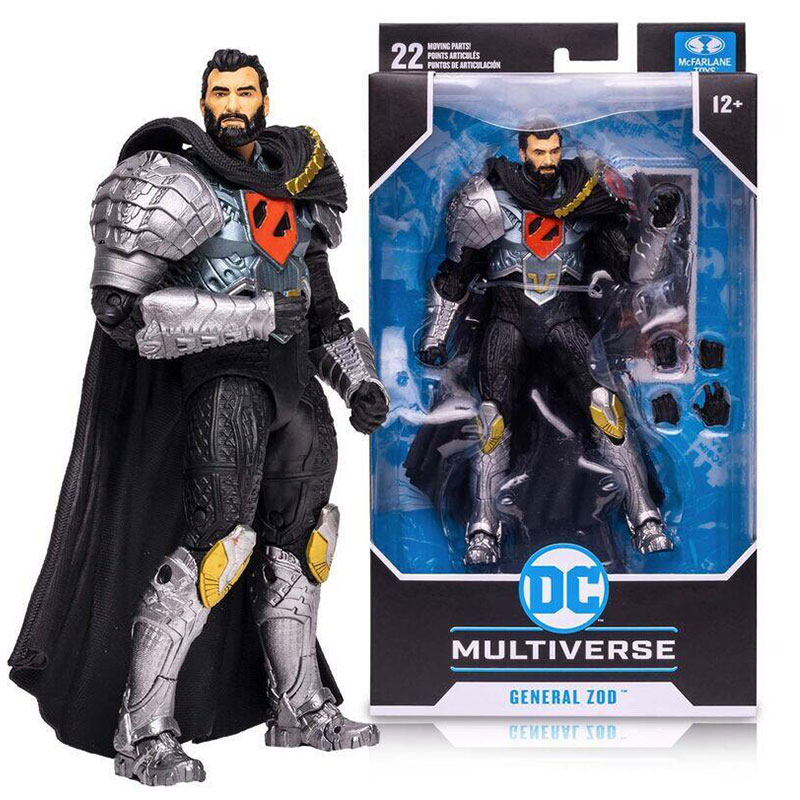 Figura General Zod con 22 puntos de articulación y 18 cm McFarlane Toys