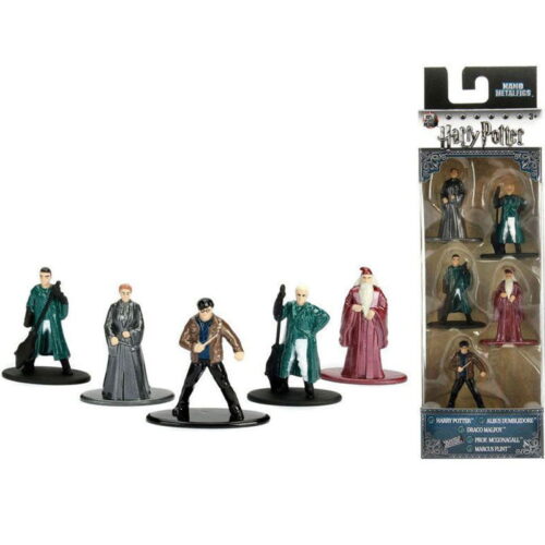 Harry Potter set de 5 minifiguras de metal de 4 cm producto oficial