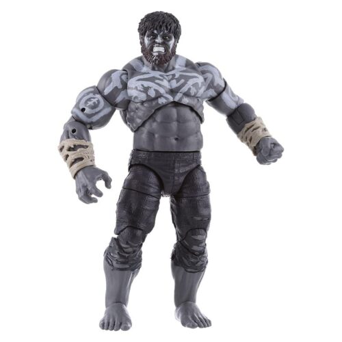 Figura Marvel Legends Hulk color gris articulado de 18 cm