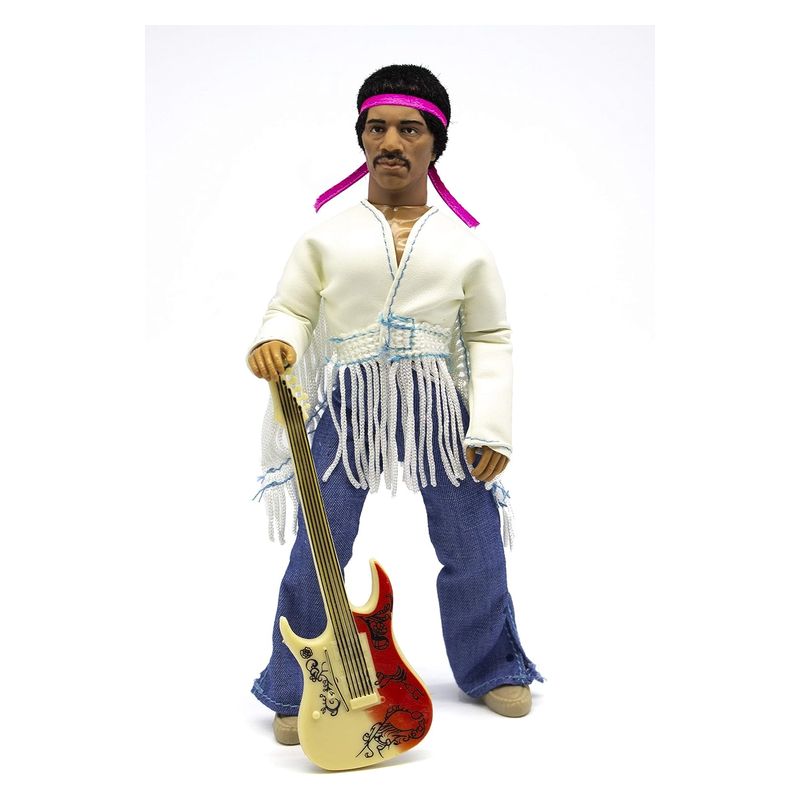 Mego figura cantante Jimi Hendrix de 20 cm con guitarra