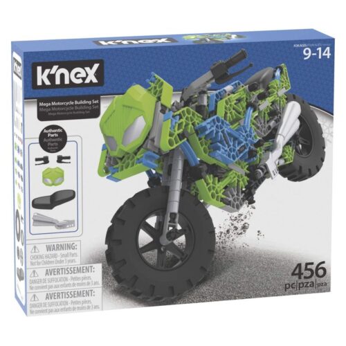 Knex Mega moto de carreras con 456 piezas de construcción