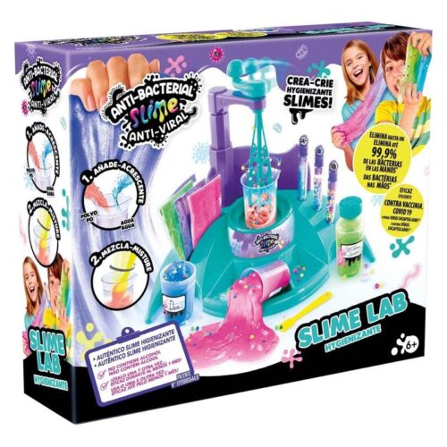 Laboratorio Slime antibacterias multicolor