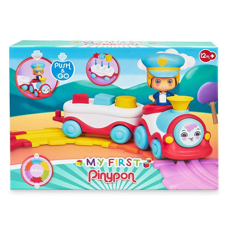 My first Pinypon set de Tren divertido push and go a partir de 12 meses