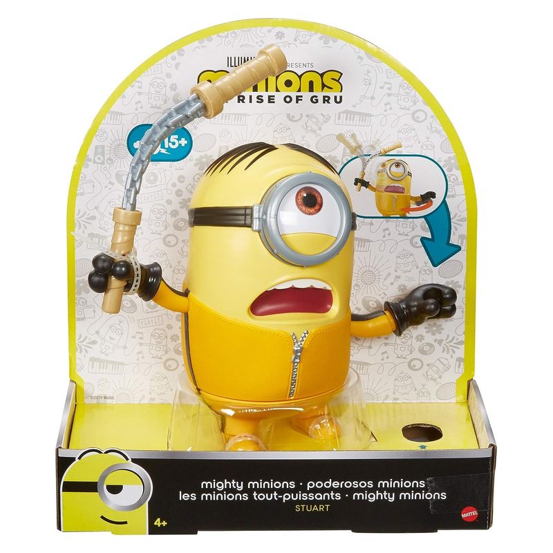 Minions figura con traje de kun fu y nunchaku con sonidos
