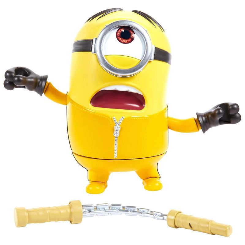 Minions figura con traje de kun fu y nunchaku con sonidos - Imagen 2