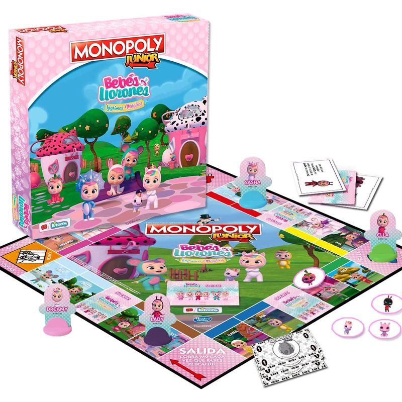 Monopoly Junior Bebés Llorones Juego de mesa - Imagen 2