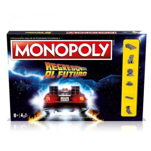 Monopoly Regreso al futuro juego de mesa clásico con licencia oficial