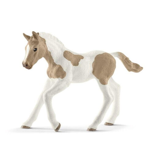 Figura Potro Paint Horse blanco con manchas beige de Schleich