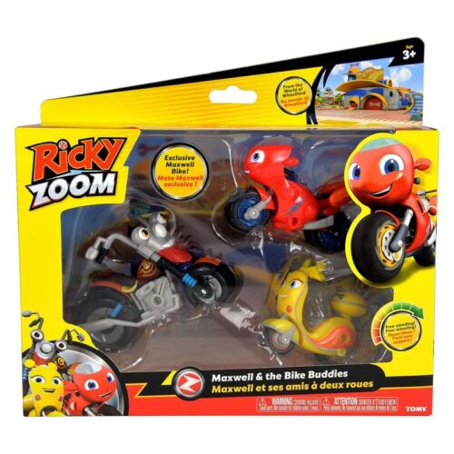 Pack Ricky Zoom con tres vehículos de personajes