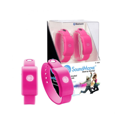 Soundmoovz pulsera rosa interactiva crea musica y sonidos bailando