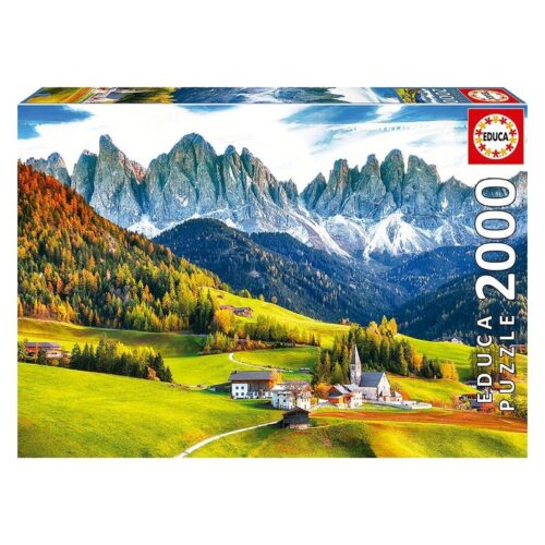 Puzzle 2000 piezas de Otoño en las Dolomitas grande de Educa 19566