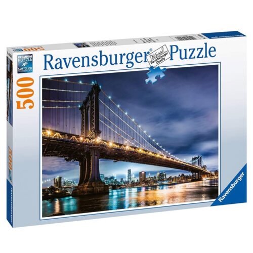 Puzzle adultos 500 piezas del puente de la ciudad de Nueva York