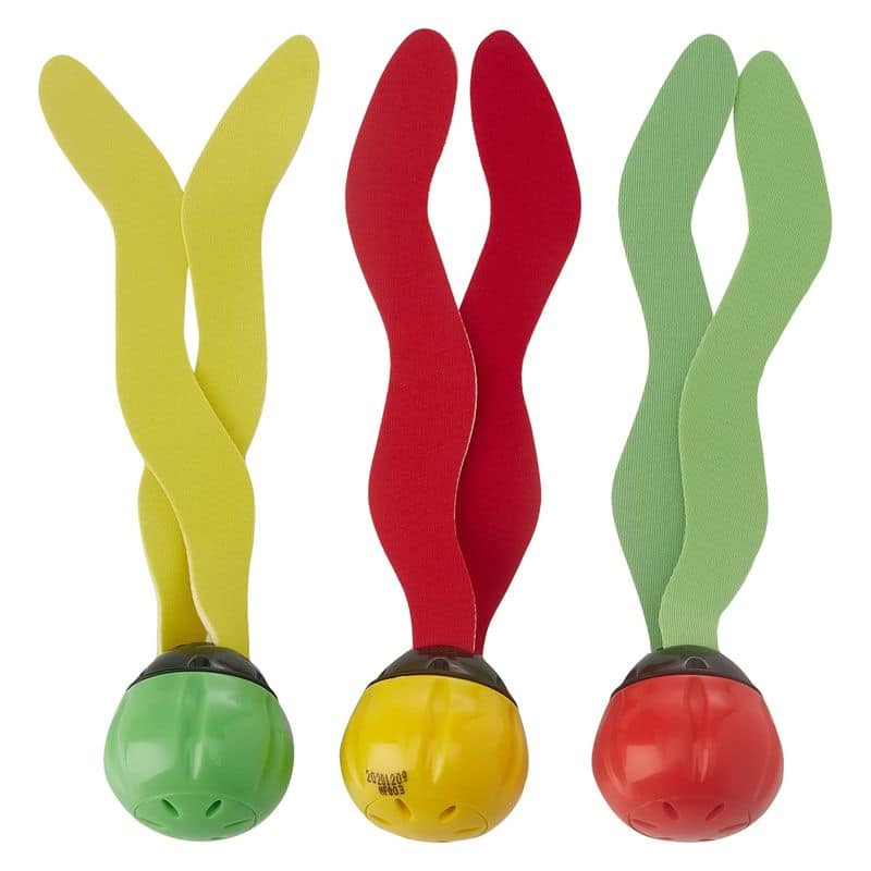Juego acuático para piscina fun algas con 3 bolas de color 55503