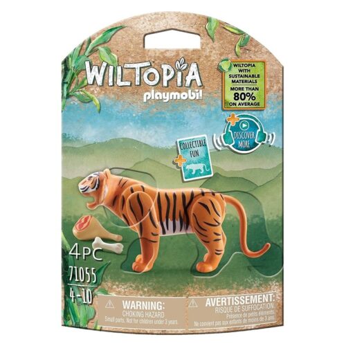 Playmobil Wiltopia 71055 tigre y su alimento con carta coleccionable