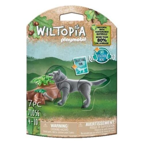 Playmobil Wiltopia 71056 lobo y accesorios con carta coleccionable