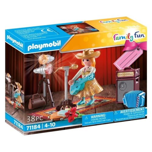 Playmobil Family Fun 71184 cantante de música country y accesorios