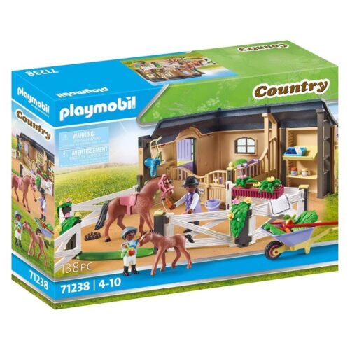 Playmobil Country 71238 establo con caballos y potro para el picadero
