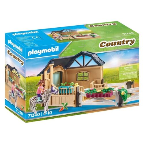 Playmobil Country 71240 extensión para establo con personajes
