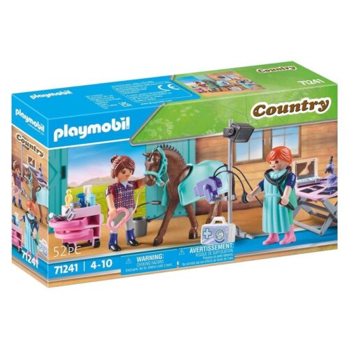 Playmobil Country 71241 veterinario caballos con accesorios y Rayos X