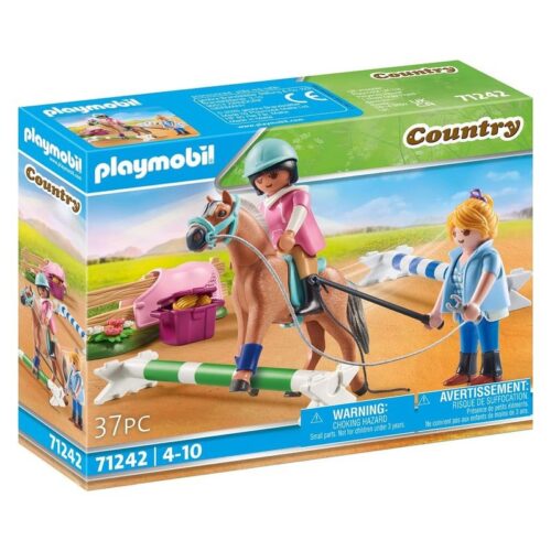 Playmobil Country 71242 clase equitación con instructor y accesorios