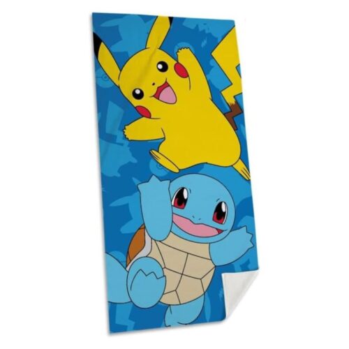 Pokémon toalla 140×70 cm Pikachu y Squirtel POK-533T