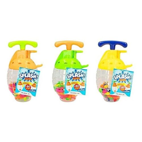 Set botella con 80 globos de agua con autocierre modelos surtidos 43680