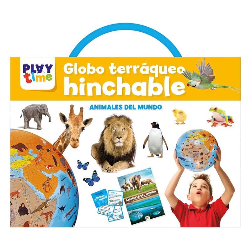 Maletín kit globo terráqueo hinchable PTC015