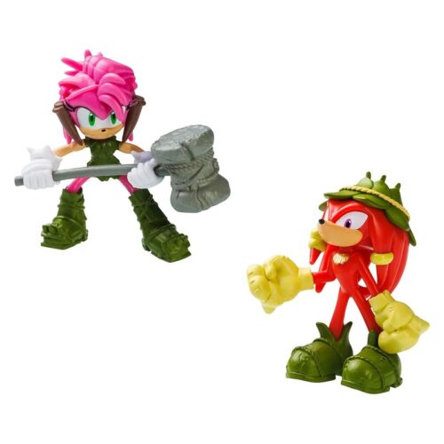 Sonic Prime Pack de 2 figuras Knucles Bcm y Amy 6411 2001-KNAM