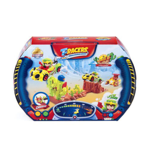 T-Racers Playset Eagle Jump de Magic Box con coche y lanzador