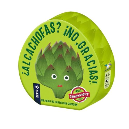 Juego alcachofas no gracias, juego de mesa de cartas familiar de Devir