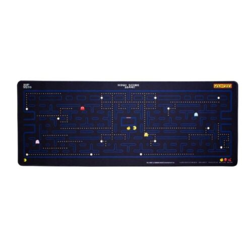 Alfombrilla XL de Pacman para escritorio antideslizante diseño retro