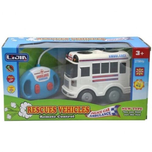 Ambulancia musical radio contol para niños con diferentes direcciones